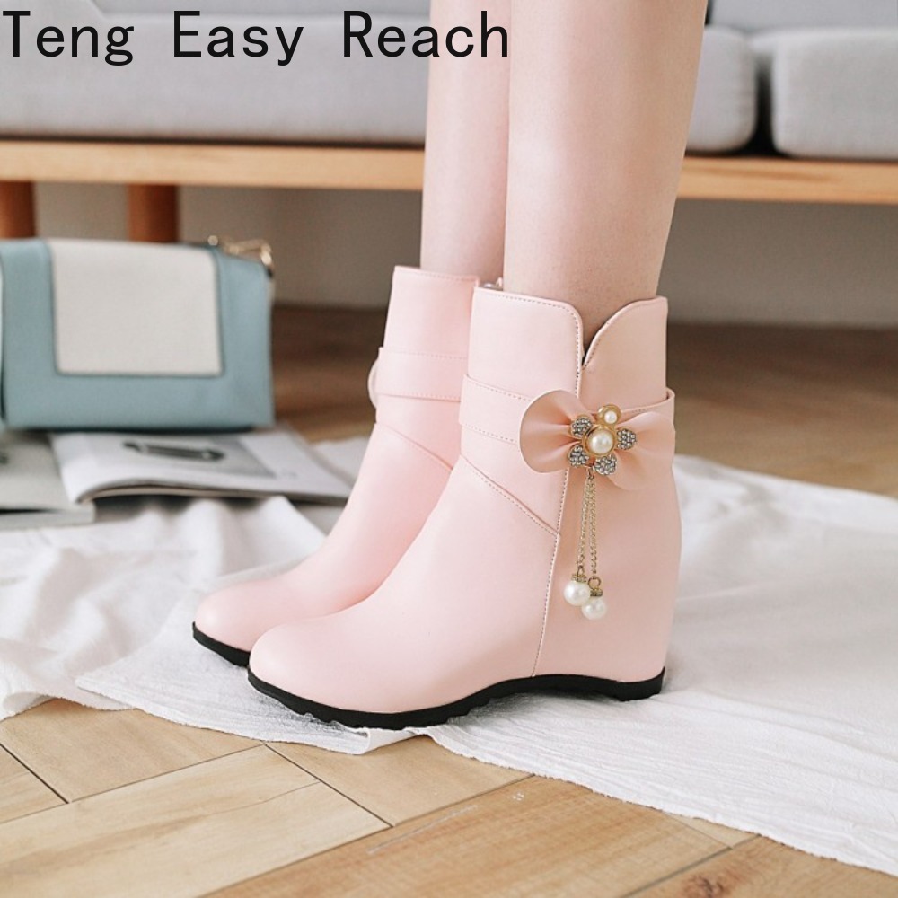 Ethnic Fashion Brand - Botas de Inverno Femininas de Cano
