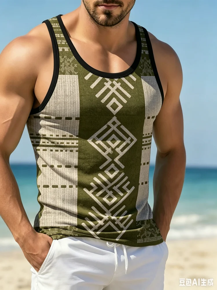 Colete Masculino Vintage Étnic - Men'S Ethnic Fashion Trends avaliação e preço