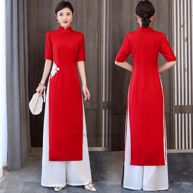 2026 Conjunto de Vestido Aodai - Ao Dai Vietnam Dress avaliação e preço