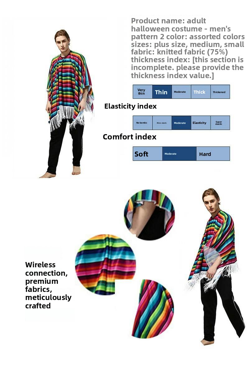 Capa de Halloween para Adultos - Ethnic Fashion Brand avaliação e preço